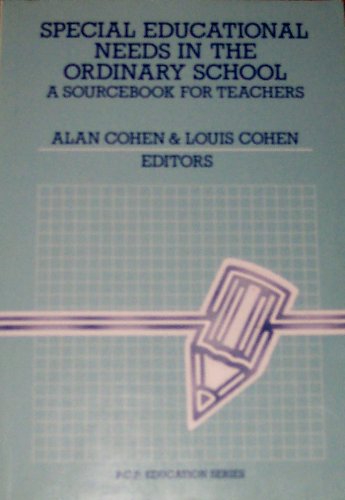 Imagen de archivo de Special Educational Needs In Ordinary School: A Sourcebook for Teachers a la venta por Bookmonger.Ltd