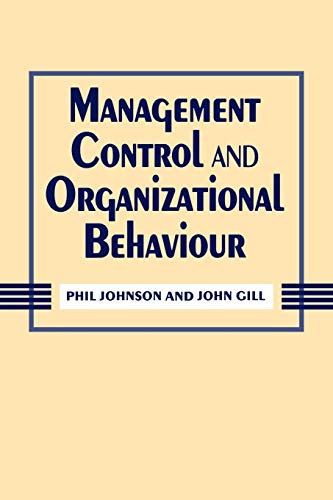 Beispielbild fr Management Control and Organizational Behaviour zum Verkauf von Goldstone Books