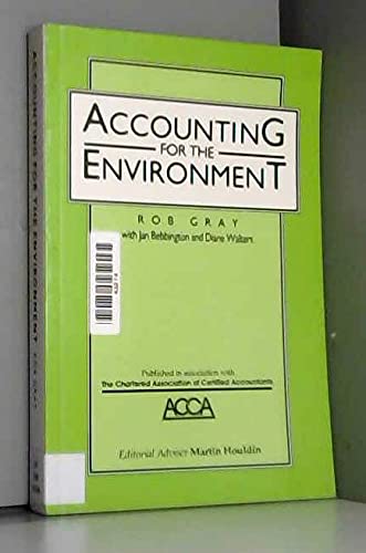Stock image for Accounting for the Environment for sale by Better World Books Ltd