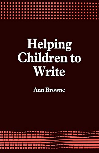 Stock image for Helping Children to Write for sale by Chiron Media