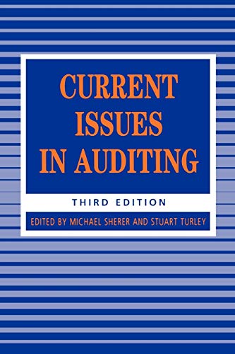 Imagen de archivo de Current Issues in Auditing (Accounting and Finance series) a la venta por WorldofBooks