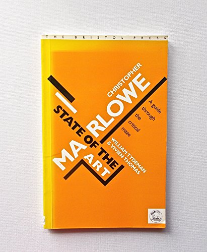 Beispielbild fr Christopher Marlowe State of the Art (A Guide Through the Critical Maze) zum Verkauf von WeBuyBooks