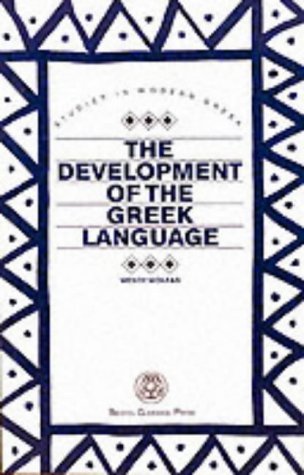 Stock image for Development of the Greek Language for sale by Better World Books