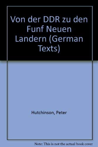 9781853993046: Wende '89 Von Der Ddr Zu Den Funf Neuen Landern (German Texts)