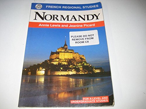 Imagen de archivo de Normandy (French Regional Studies) a la venta por Reuseabook