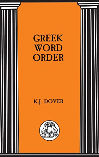 Stock image for Greek Word Order for sale by THE SAINT BOOKSTORE