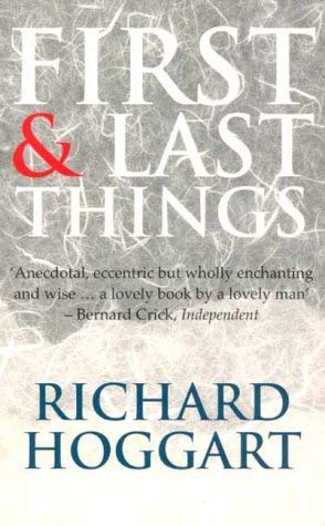 Stock image for First and Last Things for sale by Better World Books