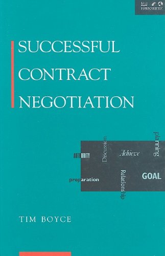 Stock image for Successful Contract Negotiation for sale by WorldofBooks