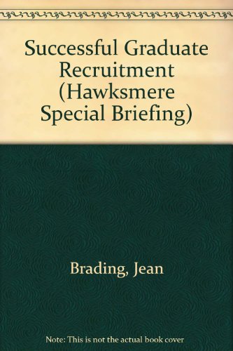 Successful Graduate Recruitment (9781854180384) by Brading, Jean