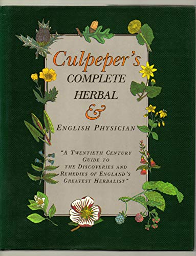 Imagen de archivo de Culpeper's Complete Herbal and English Physician . a la venta por WorldofBooks