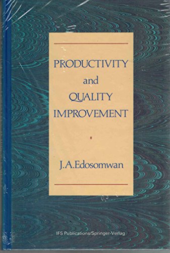 Stock image for Productivity and Quality Improvement for sale by Bookcase