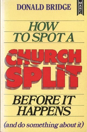 Stock image for How To Spot A Church Split Before It Happens . for sale by AwesomeBooks