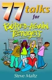 Beispielbild fr 77 Talks for Bored-again Teenagers zum Verkauf von Reuseabook