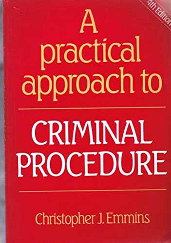 Beispielbild fr A Practical Approach to Criminal Procedure (Practical Approach S.) zum Verkauf von WorldofBooks