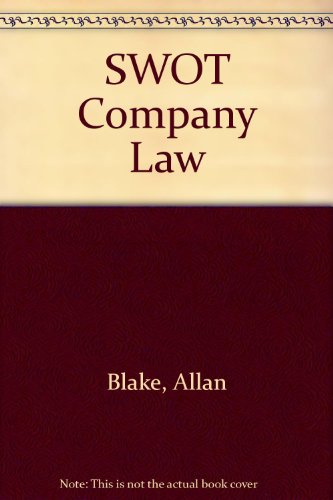 9781854310552: SWOT Company Law