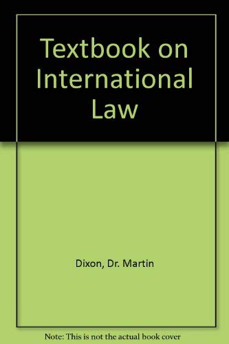 9781854310682: Textbook on International Law