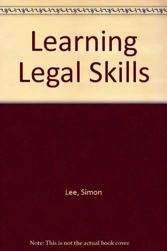 9781854311122: Learning legal skills