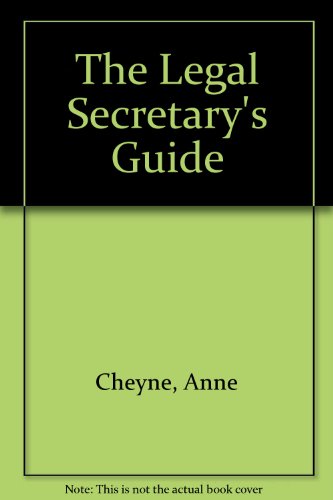 Beispielbild fr The Legal Secretary's Guide zum Verkauf von WorldofBooks