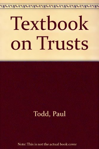 Beispielbild fr Textbook on Trusts zum Verkauf von AwesomeBooks