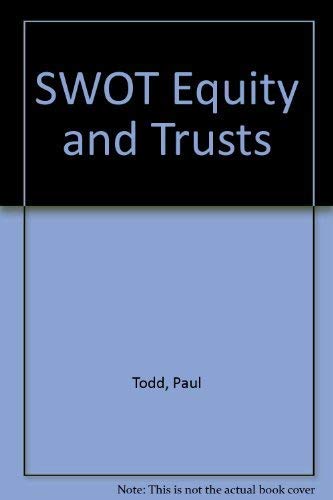 Stock image for SWOT Equity and Trusts for sale by Kennys Bookstore
