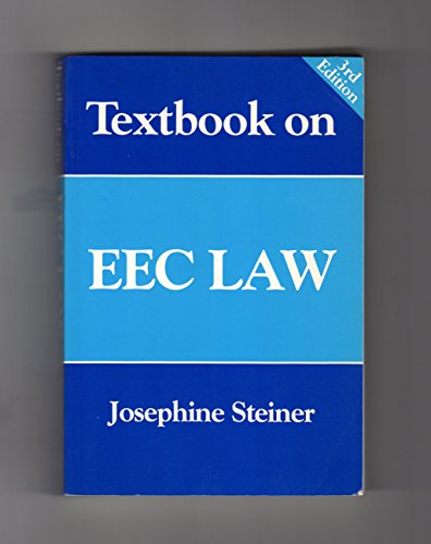 9781854312242: Textbook on EEC Law (Textbook S.)