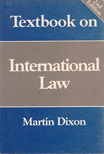 9781854312570: Textbook on International Law (Textbook S.)