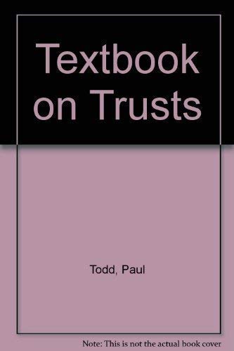 Beispielbild fr Textbook on Trusts zum Verkauf von AwesomeBooks
