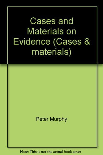 Stock image for Cases and Materials on Evidence (Cases & materials) for sale by WorldofBooks