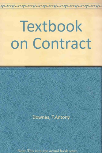 Stock image for Textbook on Contract for sale by AwesomeBooks