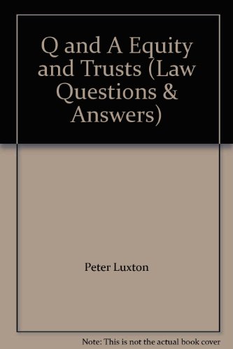 Stock image for Equity and Trusts (Law Questions & Answers) for sale by Goldstone Books