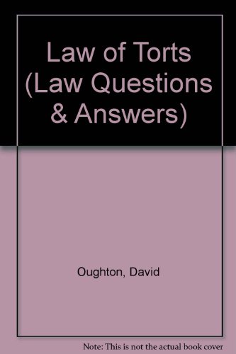 Beispielbild fr Law of Torts (Law Questions & Answers) zum Verkauf von AwesomeBooks