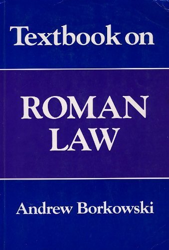 Imagen de archivo de Textbook on Roman Law (Textbook S.) a la venta por WorldofBooks