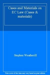 9781854313294: Cases and Materials on EC Law