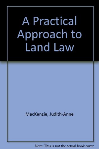 9781854313546: A Practical Approach to Land Law (Practical Approach S.)