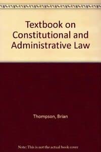 Stock image for Textbook on Constitutional and Administrative Law for sale by medimops