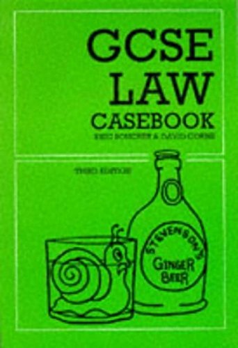 Beispielbild fr GCSE Law Casebook zum Verkauf von Goldstone Books