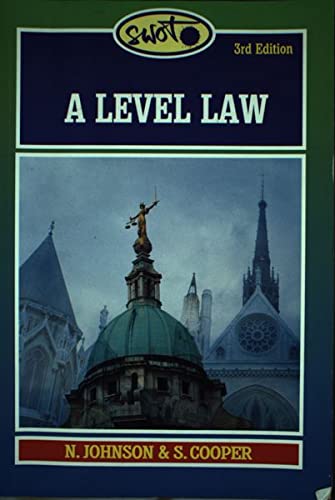 Imagen de archivo de SWOT: A Level Law a la venta por WorldofBooks