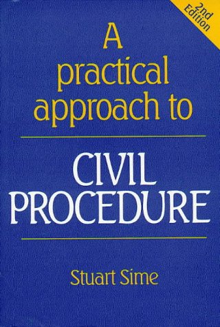 Stock image for A Practical Approach to Civil Procedure (Practical Approach S.) for sale by WorldofBooks