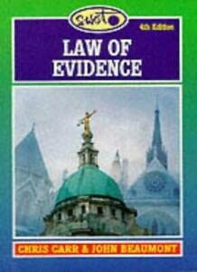 Stock image for SWOT: Law of Evidence for sale by WorldofBooks