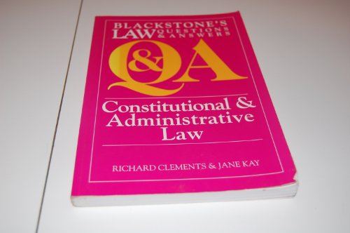 9781854315397: Constitutional and Administrative Law (Law Questions & Answers)