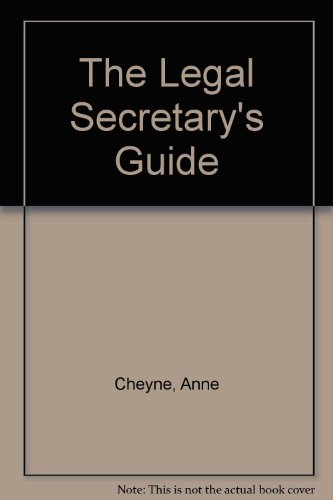 Imagen de archivo de The Legal Secretary's Guide a la venta por WorldofBooks