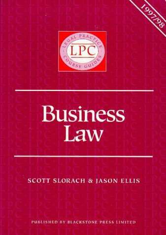 9781854316479: Business Law (Legal Practice Course Guide)