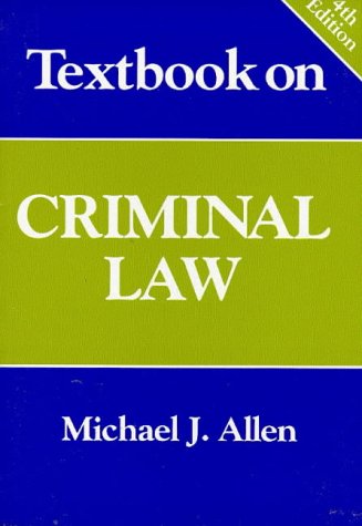 Beispielbild fr Textbook on Criminal Law (Textbook S.) zum Verkauf von WorldofBooks