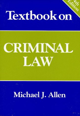 Imagen de archivo de Textbook on Criminal Law (Textbook S.) a la venta por WorldofBooks