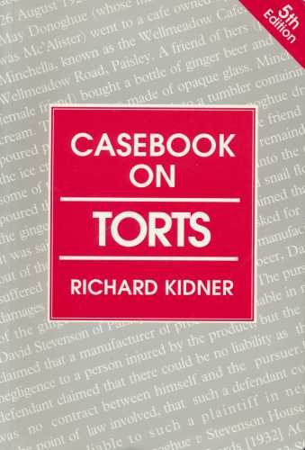 Imagen de archivo de Casebook on Torts a la venta por WorldofBooks