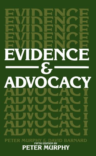 Imagen de archivo de Evidence And Advocacy (Blackstone Press) a la venta por WorldofBooks