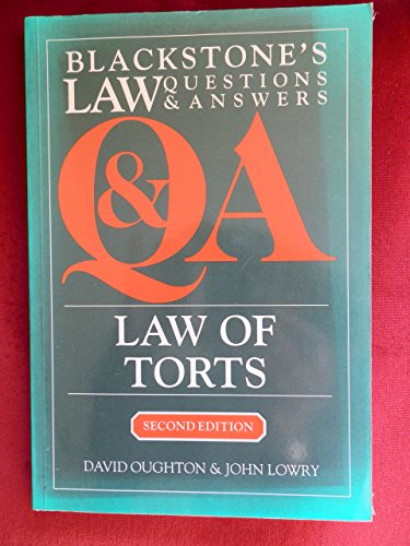 Beispielbild fr Law of Torts (Law Questions & Answers) zum Verkauf von AwesomeBooks