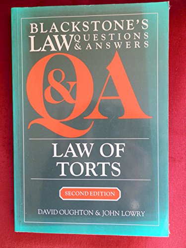 Imagen de archivo de Law of Torts (Law Questions & Answers) a la venta por AwesomeBooks