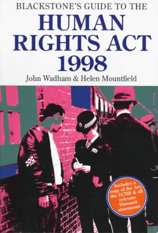 Beispielbild fr Blackstone's Guide to the Human Rights Act, 1998 (Blackstone's Guide S.) zum Verkauf von WorldofBooks