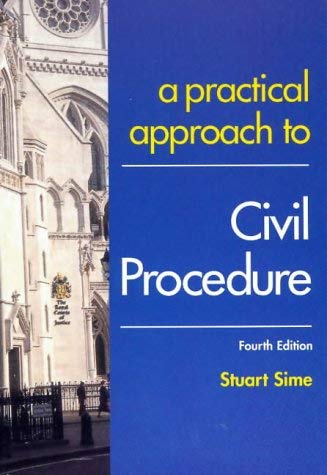 Beispielbild fr A Practical Approach to Civil Procedure (Practical Approach S.) zum Verkauf von WorldofBooks